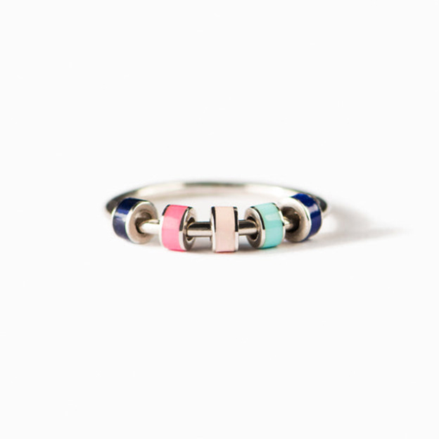 For Daughter - BE BADASS Everyday Spinning Enamel Fidget Ring