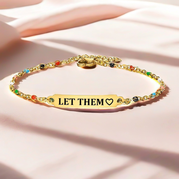 Let Them Dainty Colorful Bracelet
