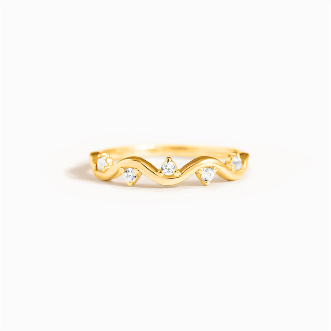 For Self - S925 Survived Too Many Storms Raindrop New Year Ring