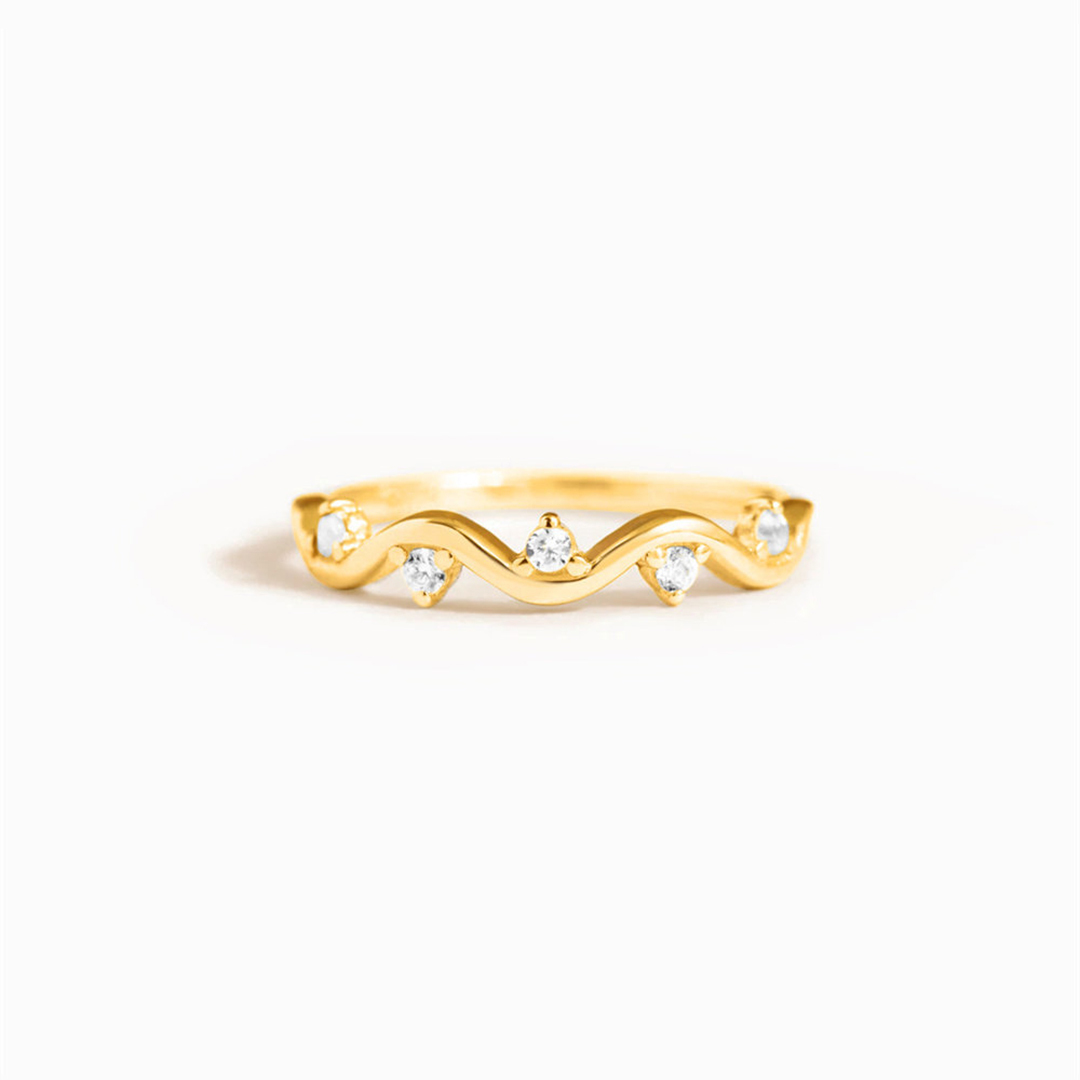 For Self - S925 Survived Too Many Storms Raindrop New Year Ring