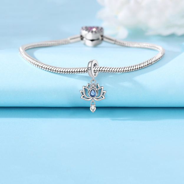 Fuck It and Begin Again Lotus Flower pendant lotus Bracelet
