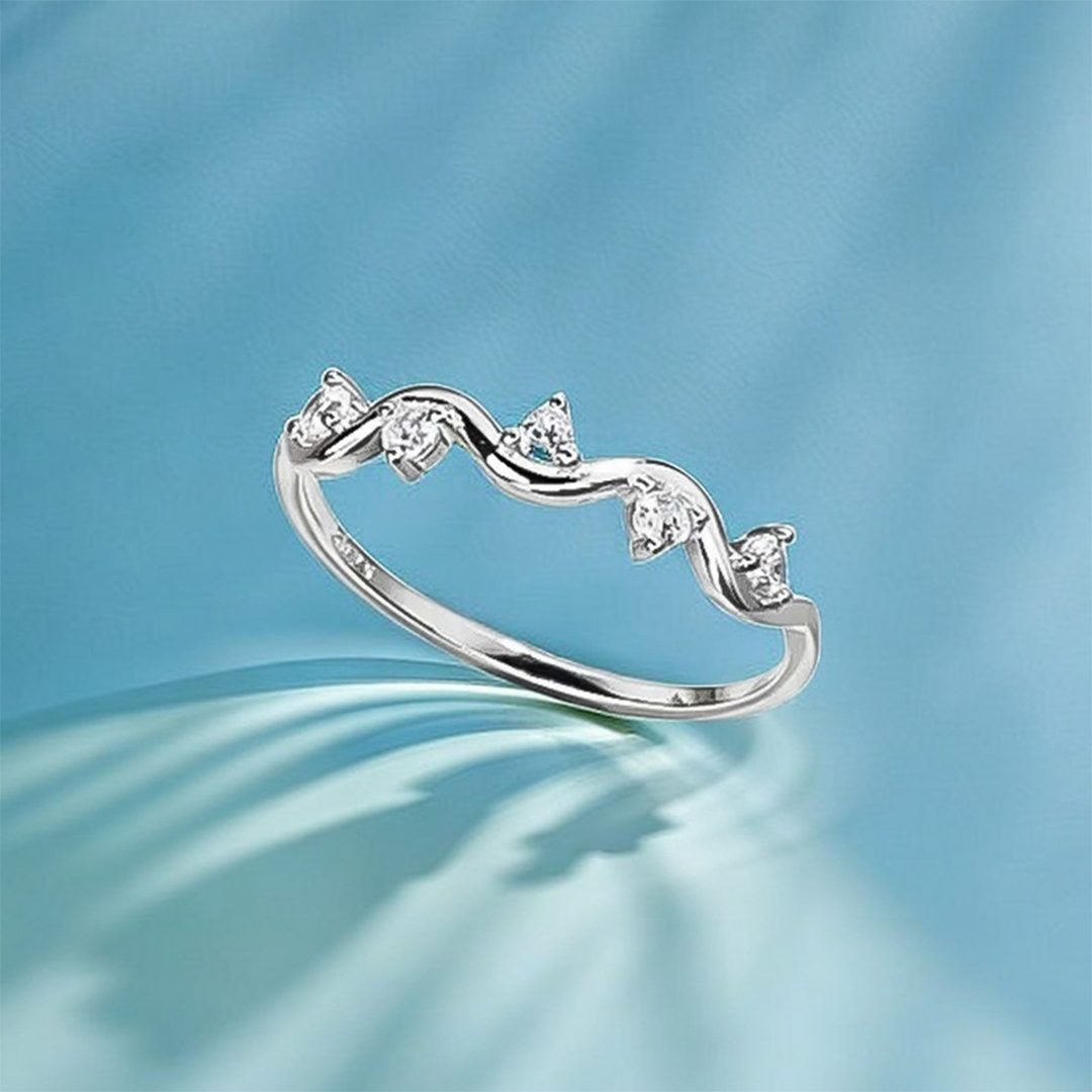 For Self - S925 Love me until I'm me again Raindrop Ring