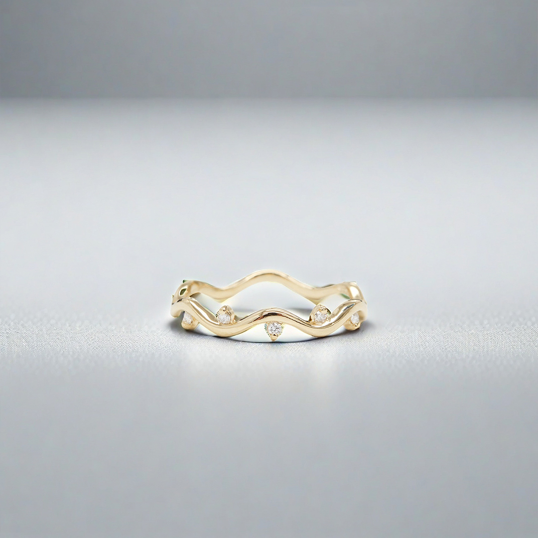 For Self- S925 Seas The Day Diamond Ring