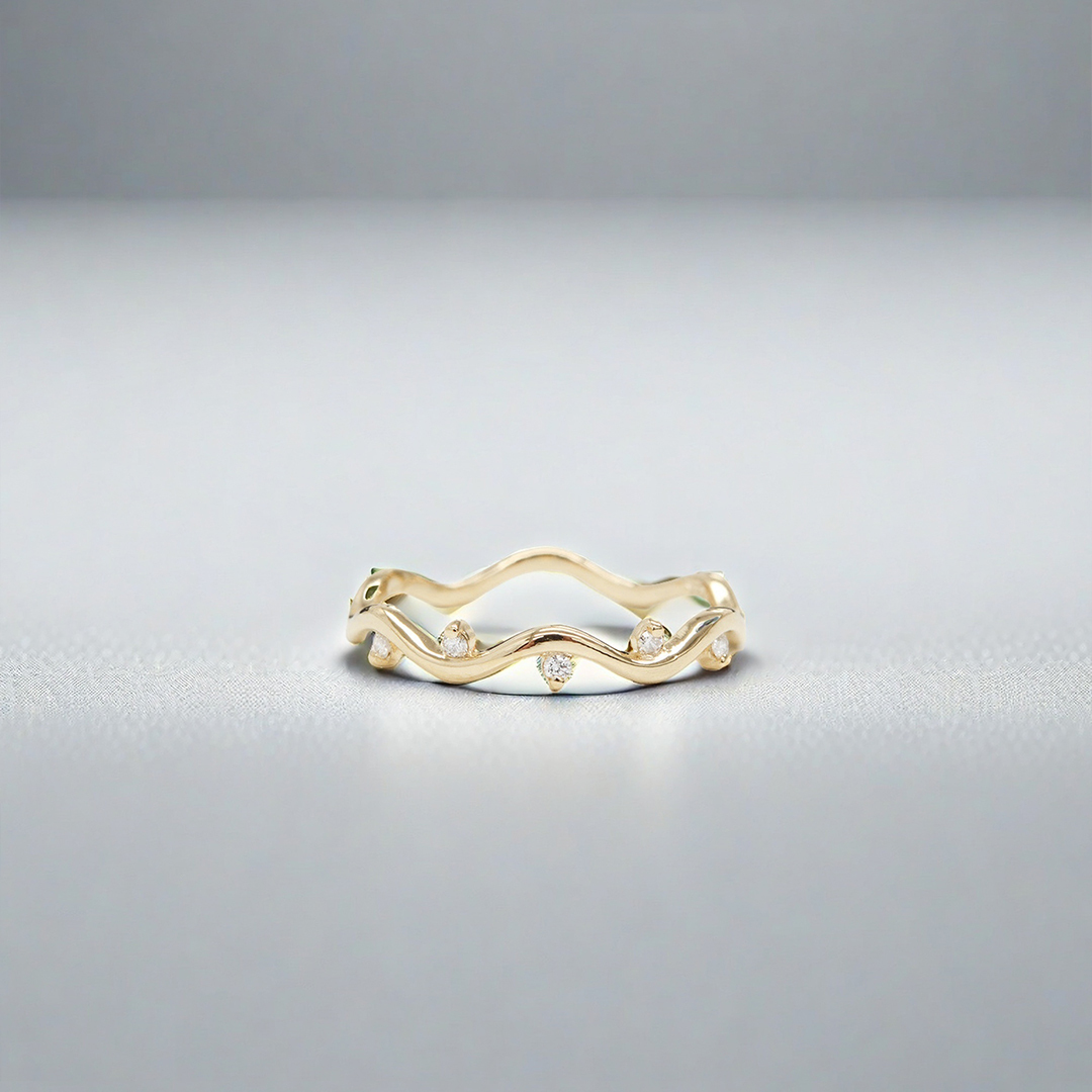 For Self- S925 Seas The Day Diamond Ring