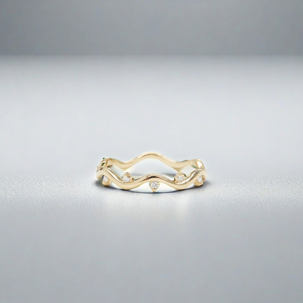 For Self- S925 Seas The Day Diamond Ring