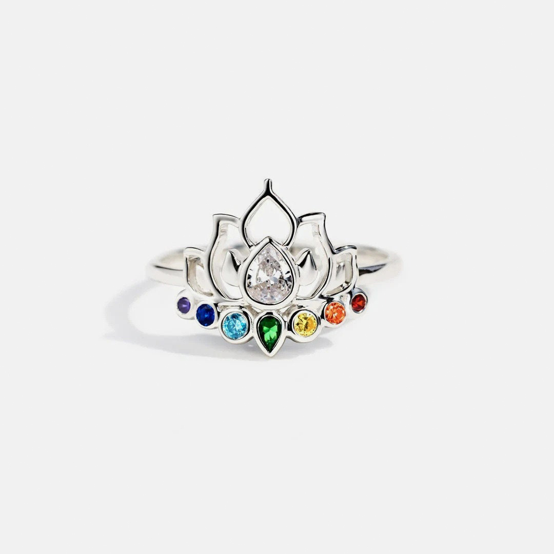 Fuck My Trauma Lotus Ring