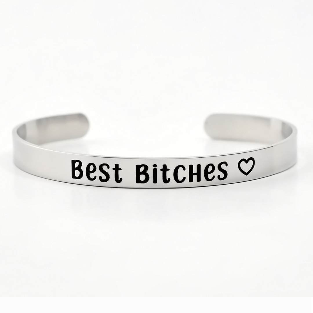 For Friend - You're My Favorite Bitch To Bitch About Bitches With Cuff Bracelet