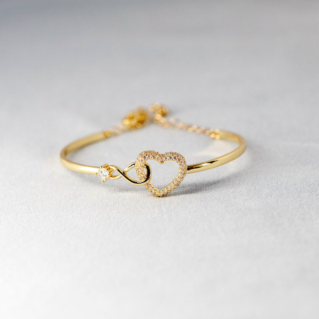 For Granddaughter- The Grandmother-Granddaughter bond is a Knot tied Infinite Heart Bracelet