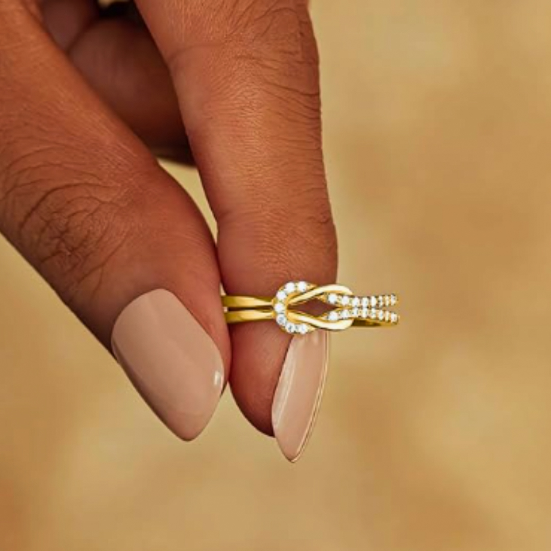 For Self - I Am Choosing My Peace Love Knot Ring