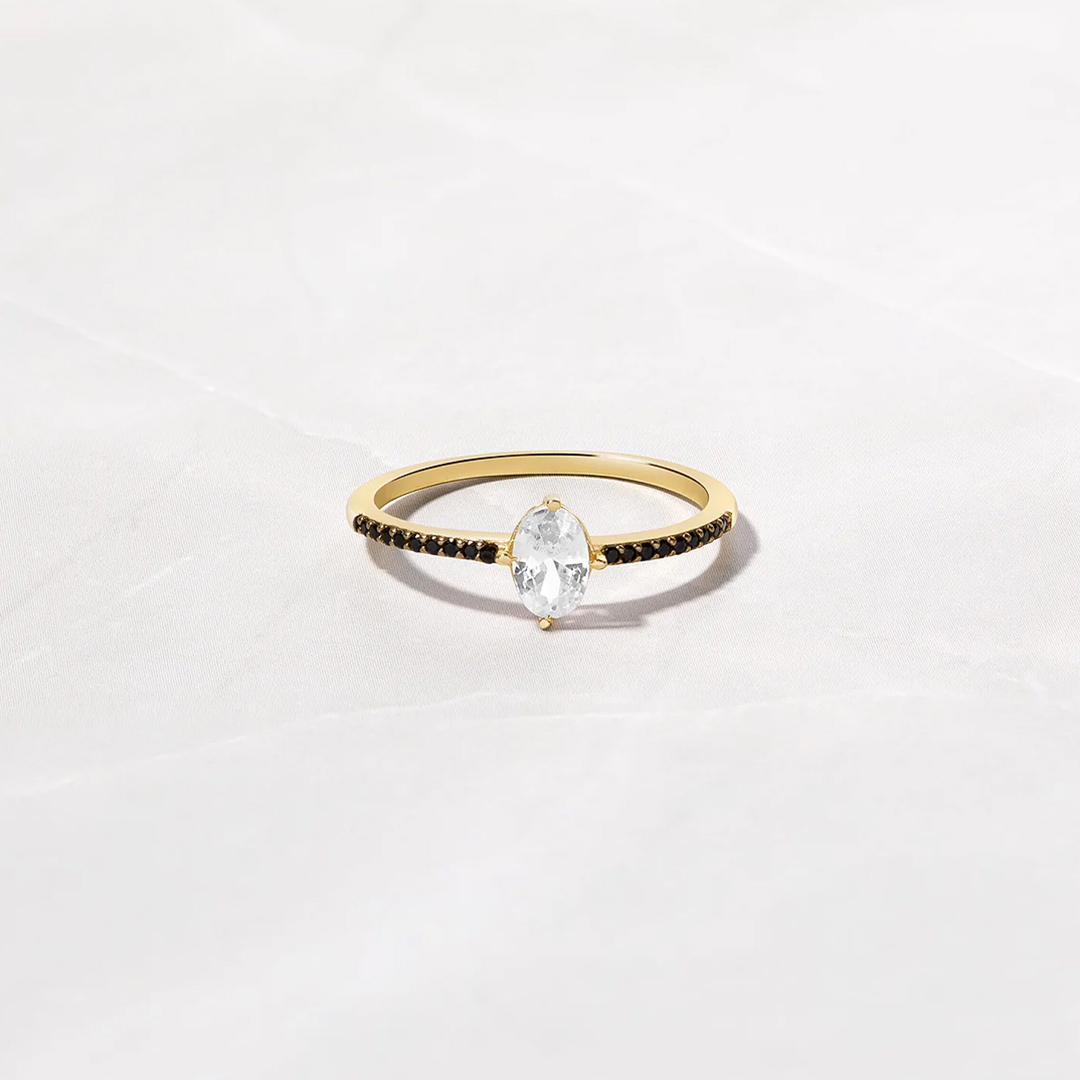925 Silver Marquise Engagement Ring