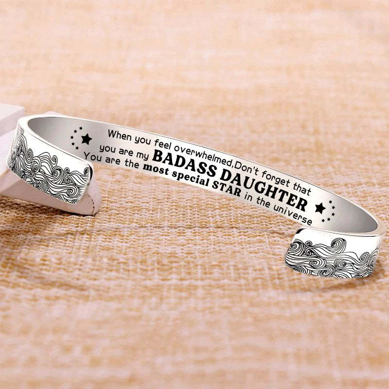 For Daughter - You Are The Most Special Star In The Universe Wave Cuff Bracelet-37bracelet