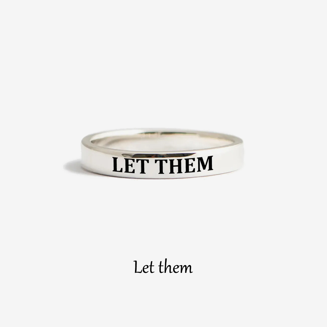 S925 Let Them Circle Ring