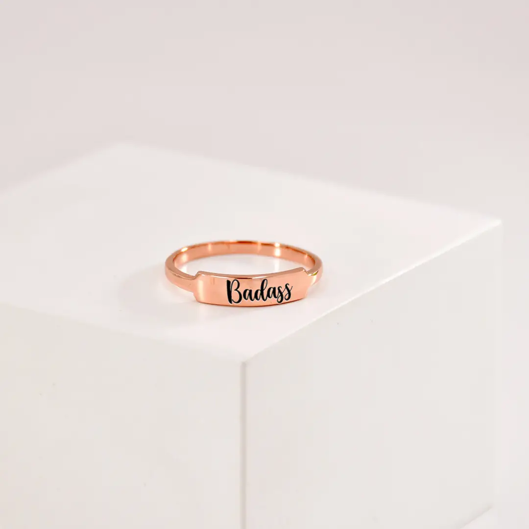 [Copy]Badass Dainty Bar Ring