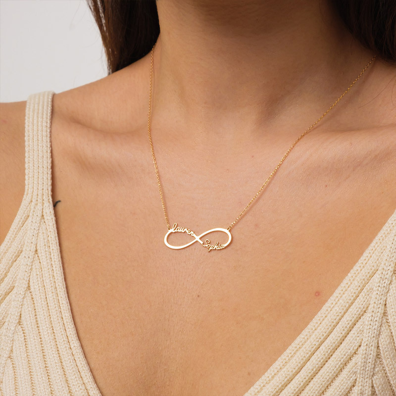For Mother and Daughter - Infinite Custom Name Necklace