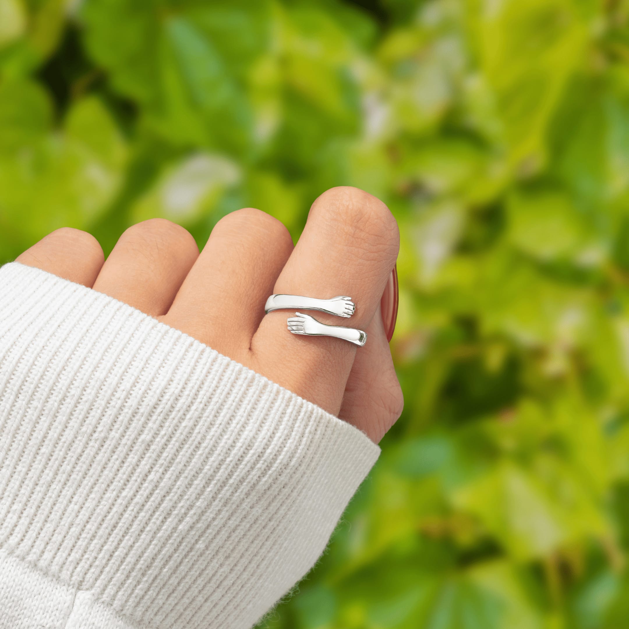 Dad & Daughter Adjustable Hug Ring
