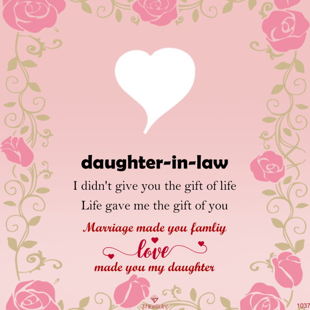 For daughter-in-law - Marriage Made You Family Love Made You My Daughter Bracelet