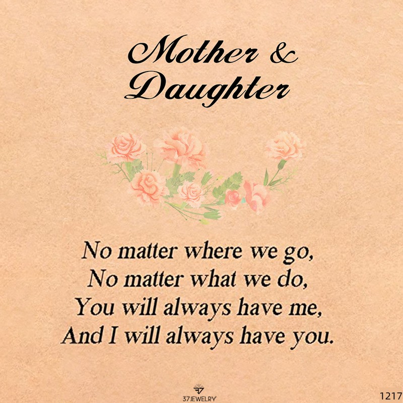Gift Card - Mother & Daughter Will Always Have Each Other