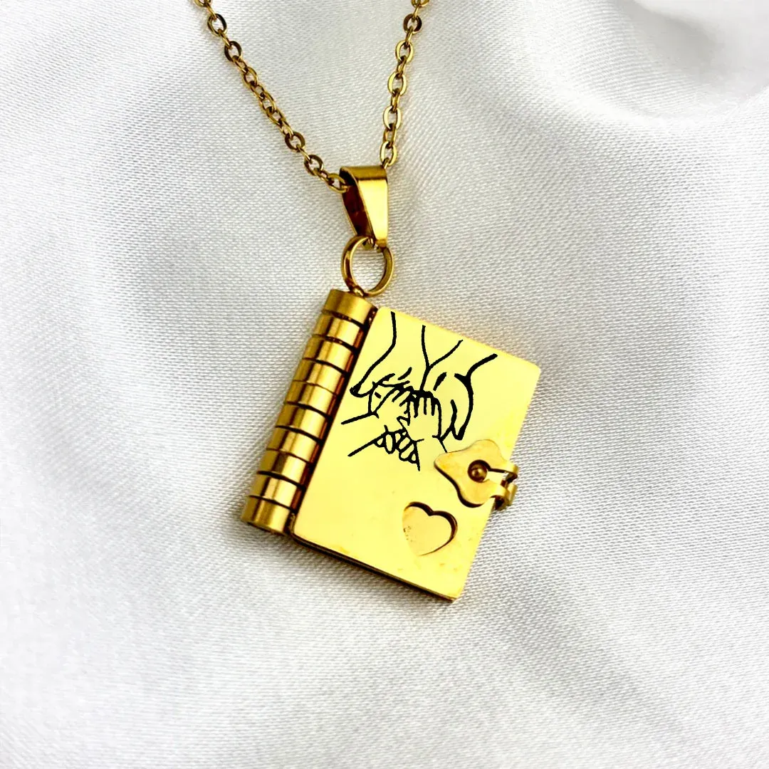 For Daughter - My Beautiful Daughter Book Necklace