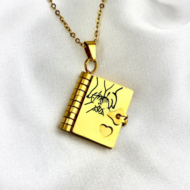 For Daughter - My Beautiful Daughter Book Necklace