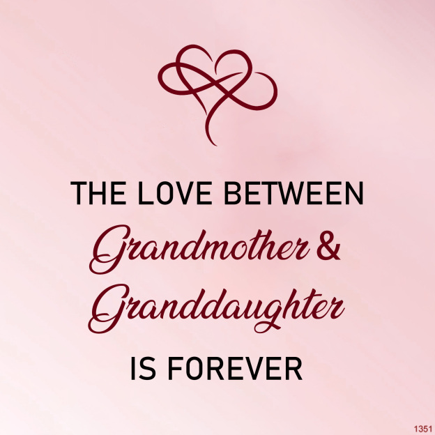 S925 The Love Between Grandmother And Granddaughter Is Forever Double Heart Birthstone Custom Ring