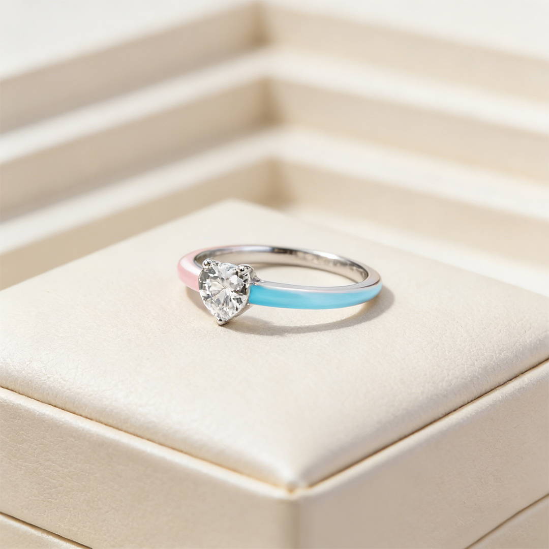 [Copy]For Mother Custom Birthstone Mother Daughter Twist Ring