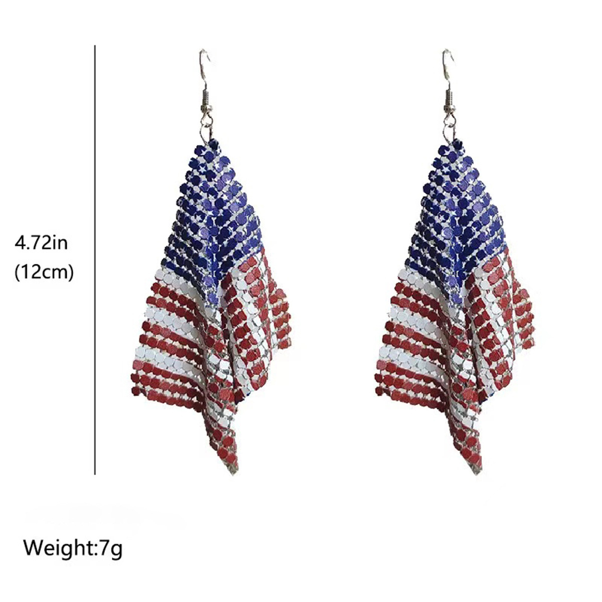 US Flag Earrings
