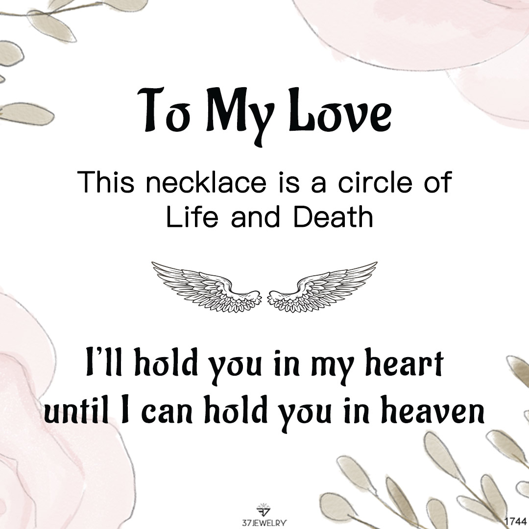 For Memorial - I Will Hold You In My Heart Diamond Wings Name Custom Ring