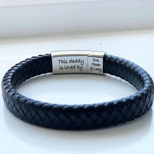 For Father - This Dad Is Loved By... Customizable Bracelet-37bracelet