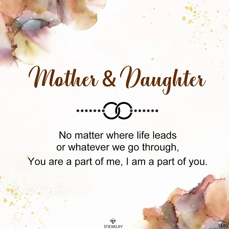 Mother & Daughter Customized Birthstones Circle Bracelet