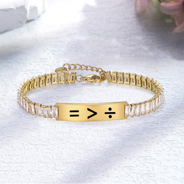 Equality Short Tennis Bracelet