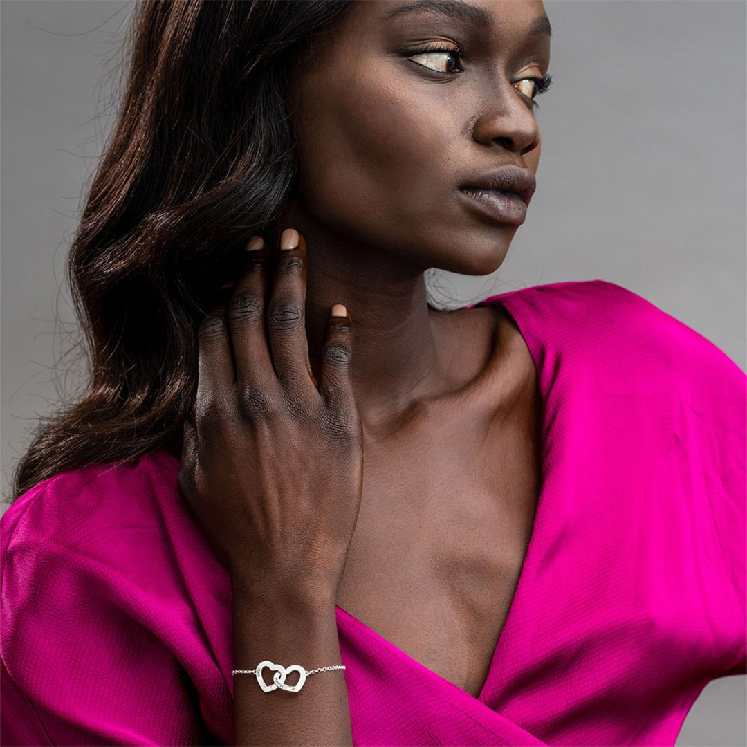 For Love - S925 I Had You And You Had Me Name Date Custom Love Linked Bracelet