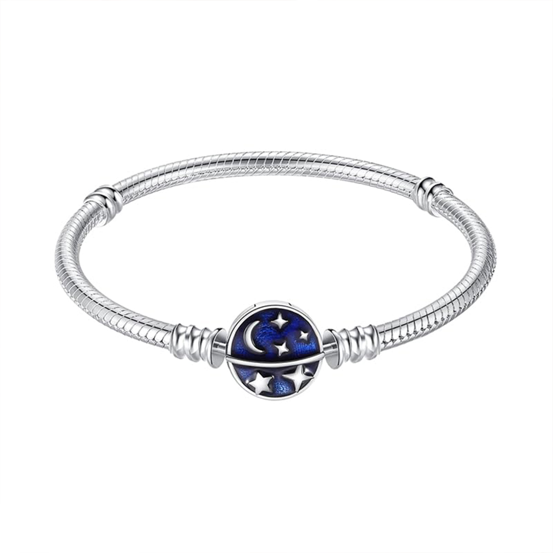 For Daughter-in-Law - Always Shine Like The Brightest Star Blue Planet Beaded Bracelet