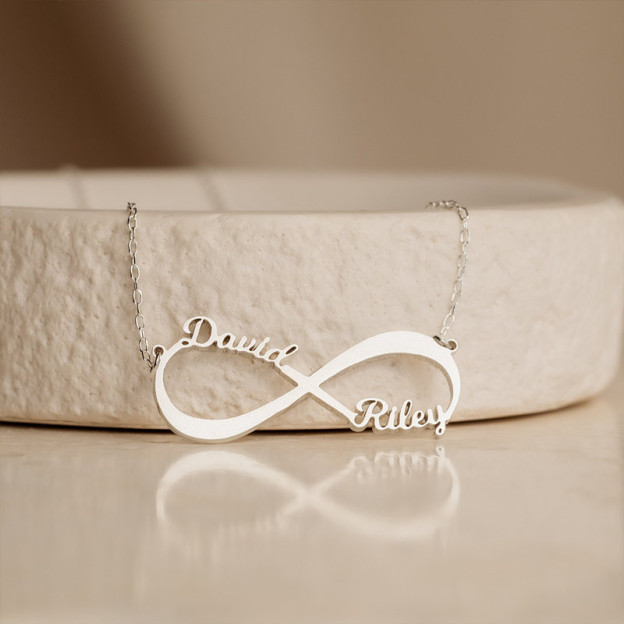 For Mother and Daughter - Infinite Custom Name Necklace