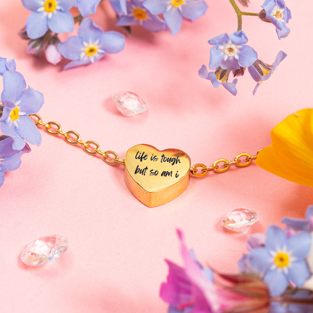 For Self - S925 I Am Awesome Love Bracelet