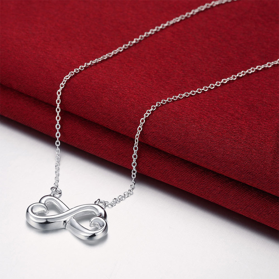 For Bonus Daughter - S925 Love Makes You My Daughter Silver Necklace