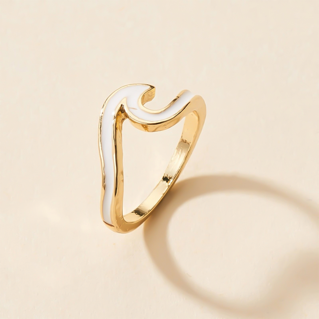 For Daughter - S925 Pick Yourself Up Turquoise Wave Ring