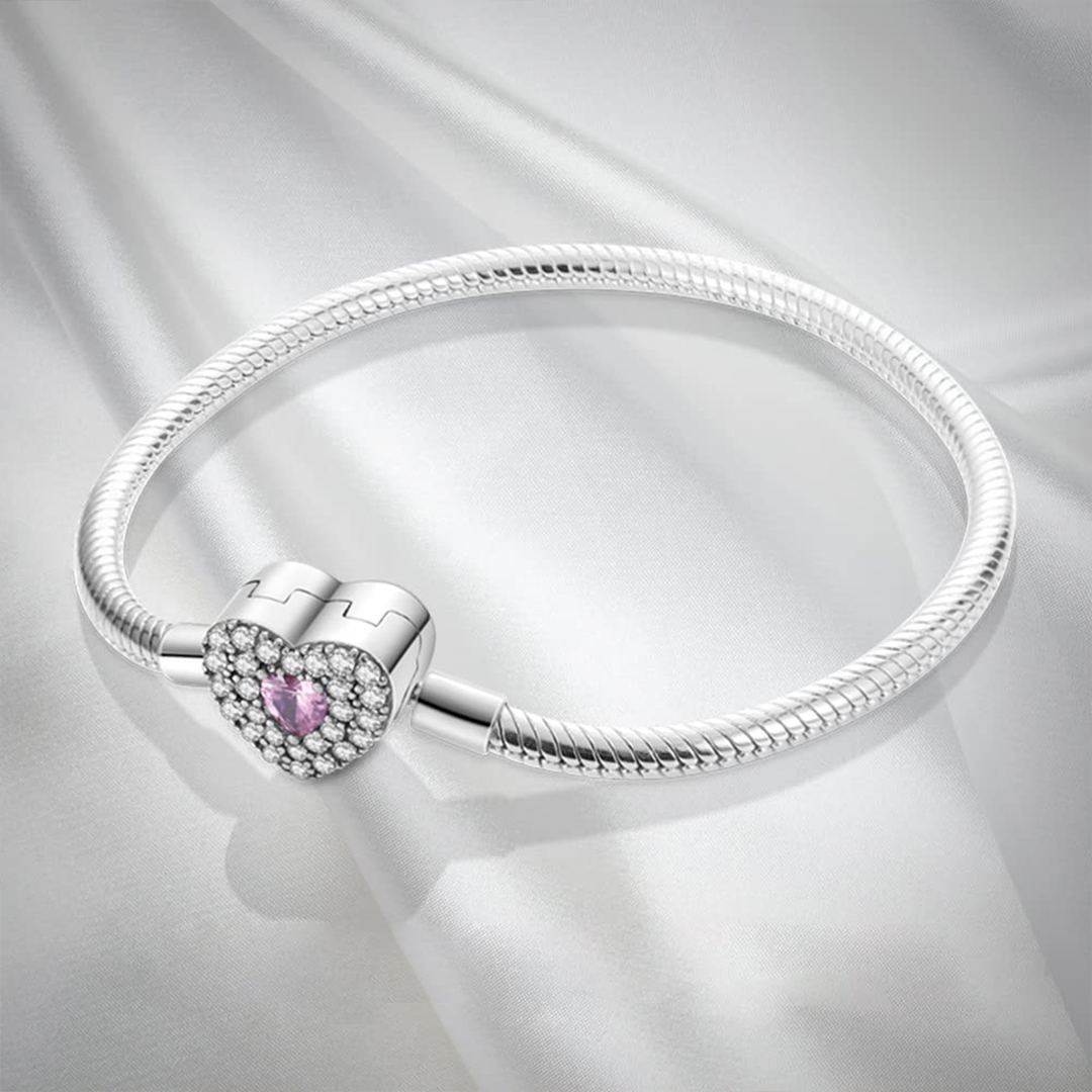 For Daughter-in-Law - S925 You Are Also My Daughter-in-heart Love Heart Bracelet