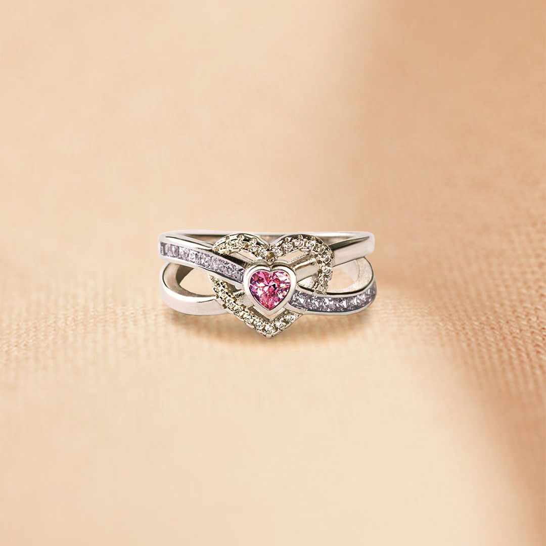 S925 Let Them Infinite Love Diamond Ring