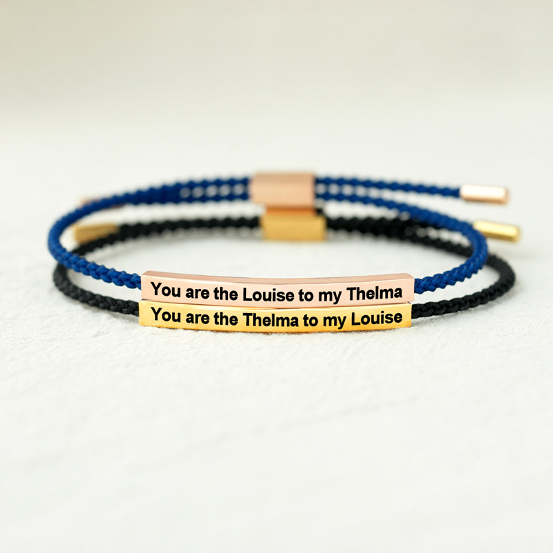 For Friend - You Are The Louise To My Thelma Mtaching Friends Bracelet