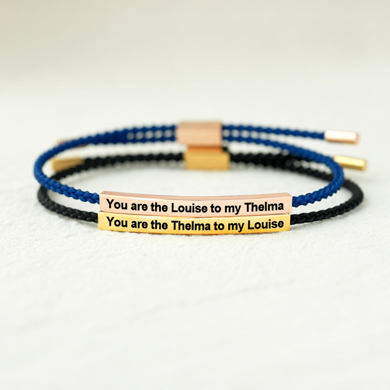 For Friend - You Are The Louise To My Thelma Mtaching Friends Bracelet