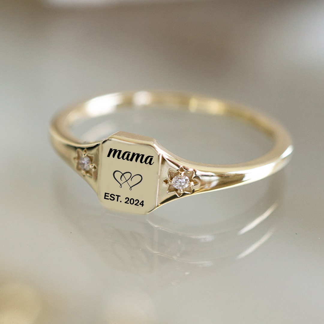 S925 Custom Year Ring