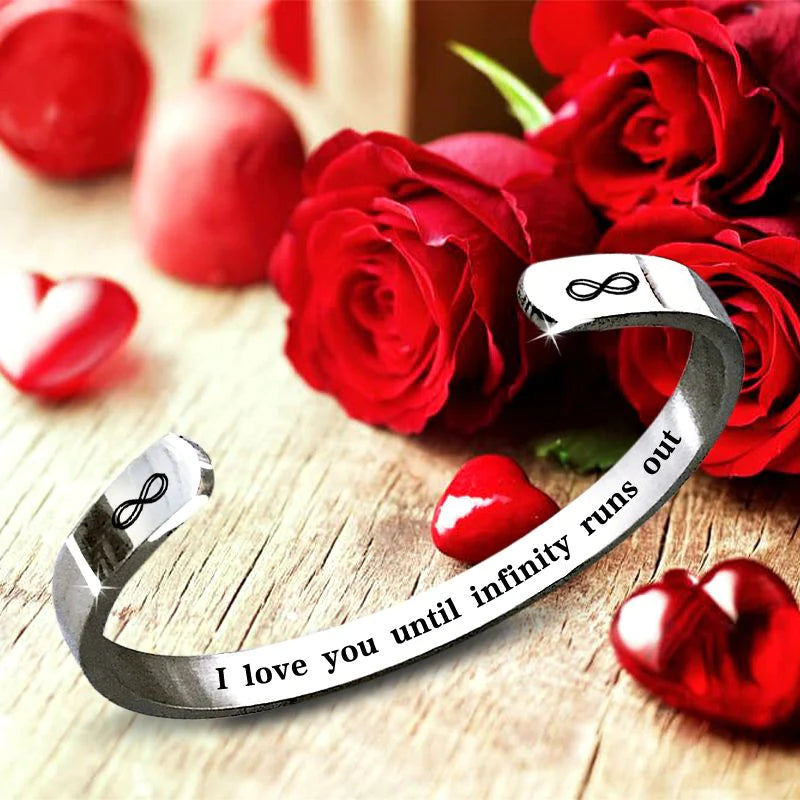 I Love You Until Infinity Runs Out Bracelet