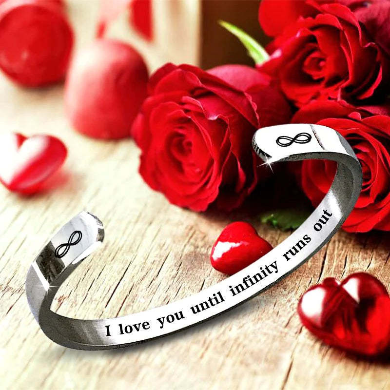 I Love You Until Infinity Runs Out Bracelet