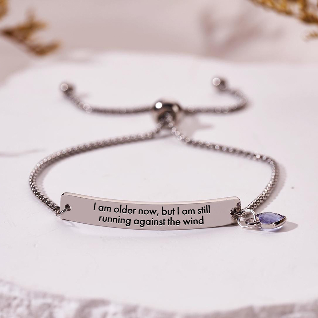 Against the wind Custom Birthstone Diamond Bracelet