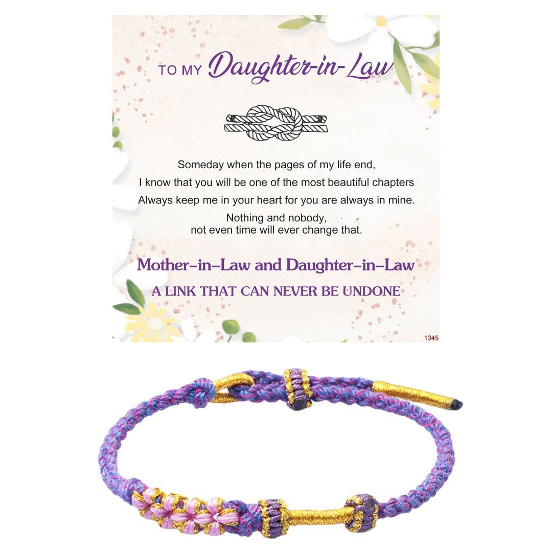 For Daughter-in-law Peach Blossom Knot Bracelet
