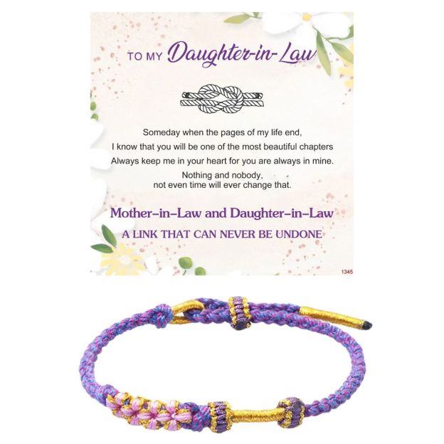 For Daughter-in-law Peach Blossom Knot Bracelet