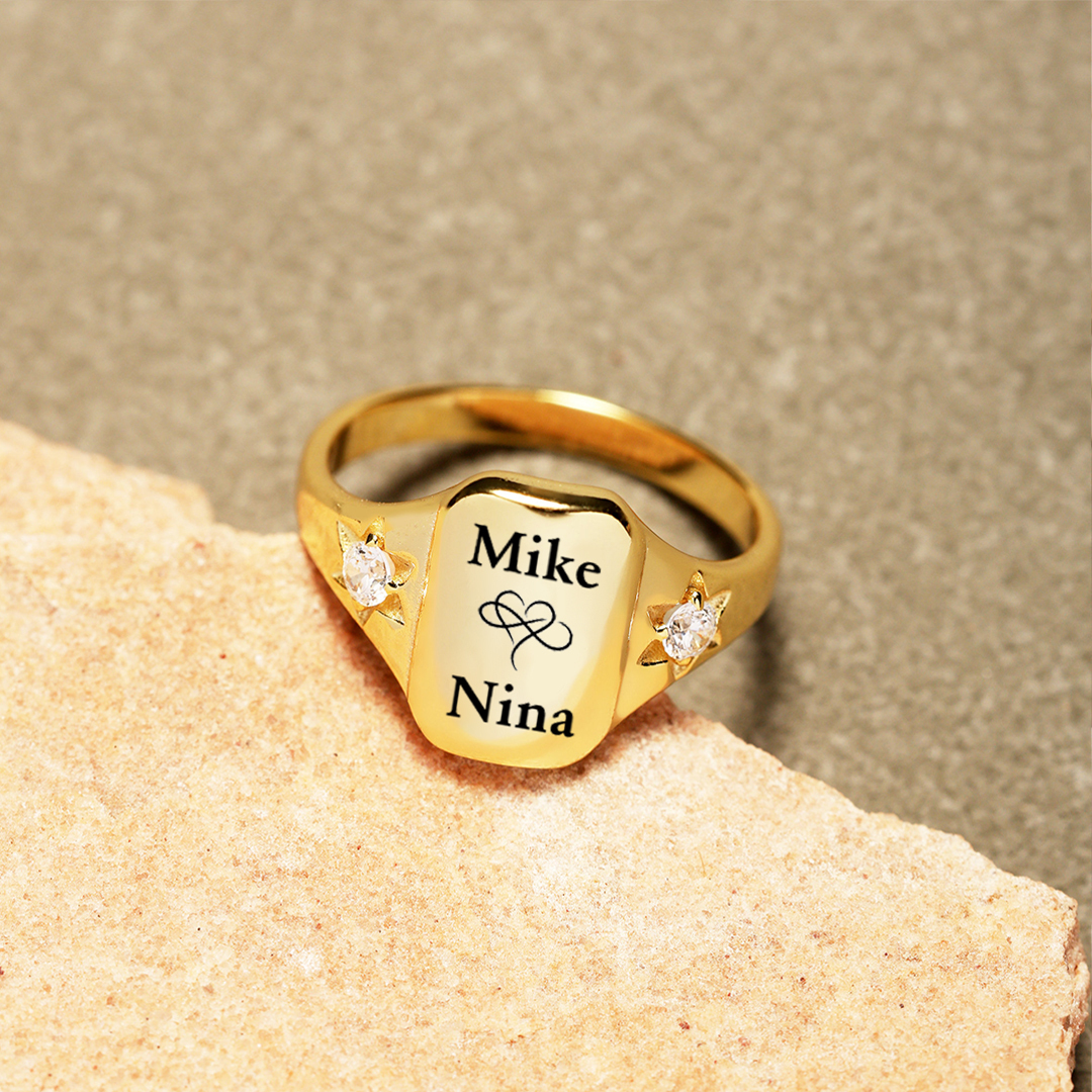 For Love - S925 You & Me Custom Ring