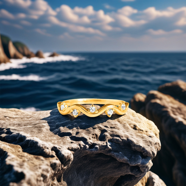 For Self- S925 Seas The Day Diamond Ring