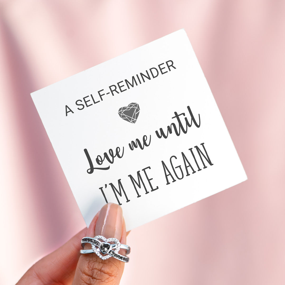 Self Love Infinity Heart Within Heart Ring