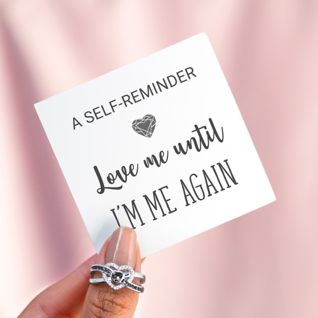 Self Love Infinity Heart Within Heart Ring
